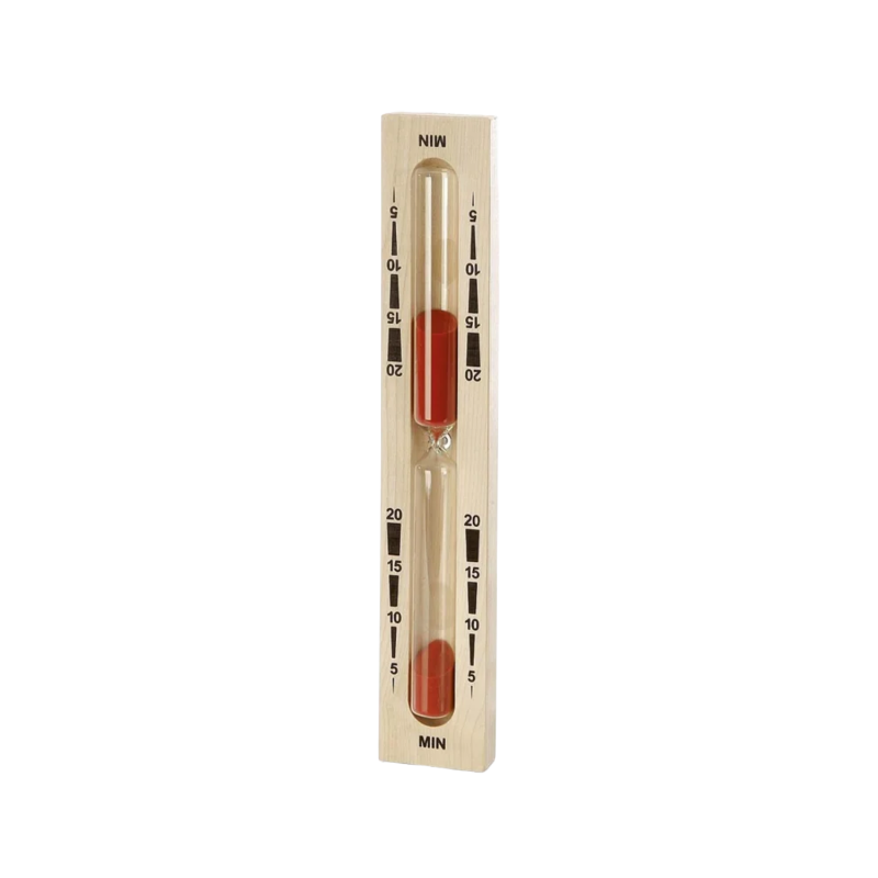 Sablier pour sauna - 20 minutes, rouge