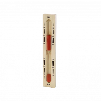 Sablier pour sauna - 30 minutes, rouge