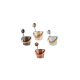 Ensemble de seaux et louches multicolores RENTO 5 l, cuivre