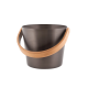 Ensemble de seaux et louches multicolores RENTO 5 l, marron