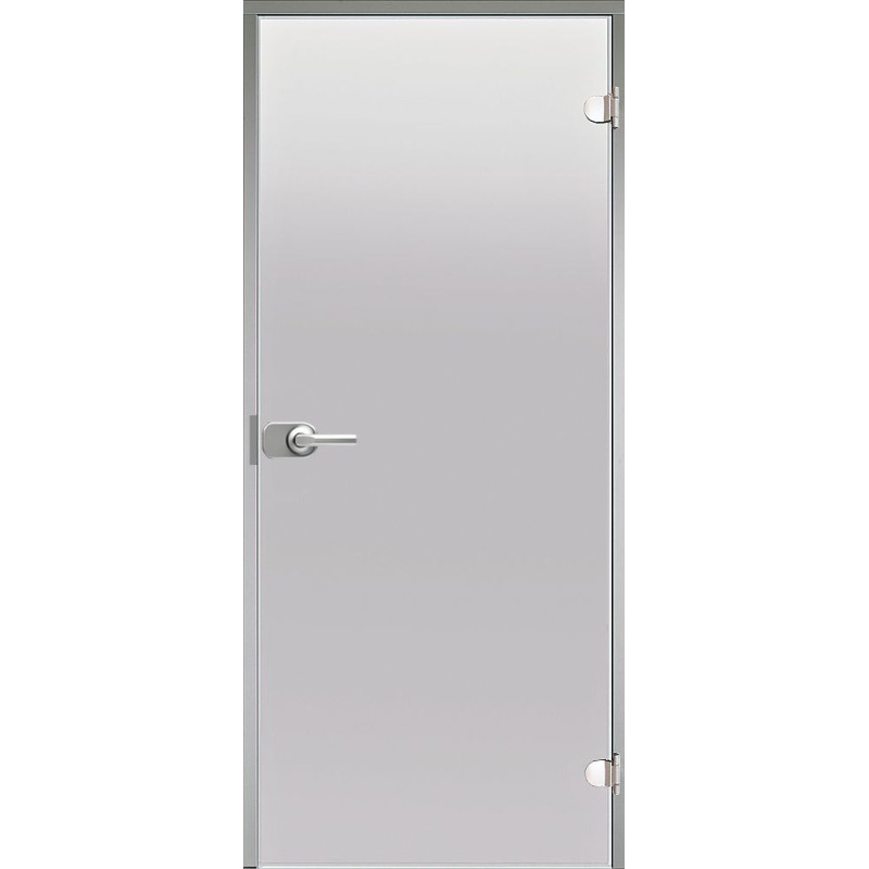 Porte vitrée HARVIA, cadre aluminium 9 x 21, verrouillable