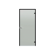 Porte vitrée HARVIA, cadre en pin noir 9 x 21, verrouillable