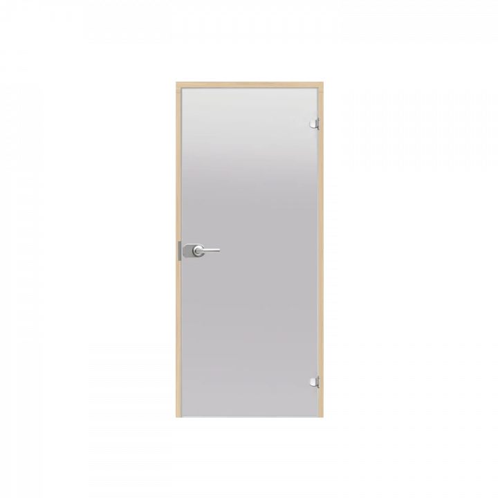 Porte vitrée HARVIA, cadre en pin non traité 9 x 21, verrouillable