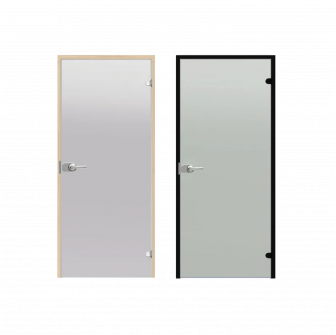Porte vitrée HARVIA, cadre en pin 9 x 21, verrouillable