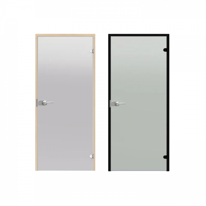 Porte vitrée HARVIA, cadre en pin 9 x 21, verrouillable