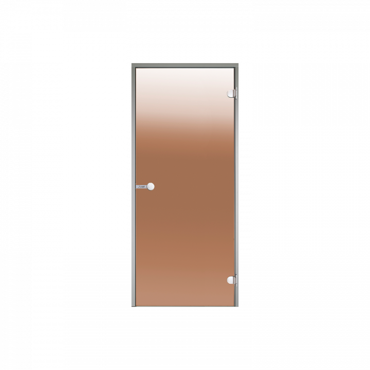 Portes vitrées HARVIA pour hammam, saunas 8x21, bronze