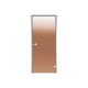 Portes vitrées HARVIA pour hammam, saunas 8x21, bronze