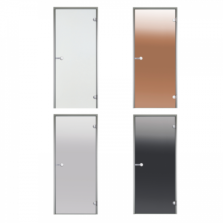 Portes vitrées HARVIA pour hammam, saunas 8x21