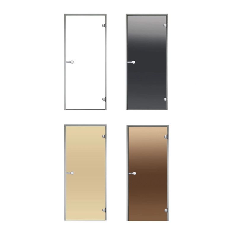 Portes vitrées HARVIA pour hammams, saunas 9x21