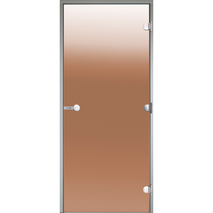 Portes vitrées HARVIA pour hammam, saunas 9x21, bronze