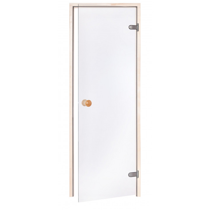 Portes de sauna standard, 80 x 200, Aspen, transparentes