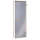 Portes de sauna standard, 80 x 210, Aspen, Gris