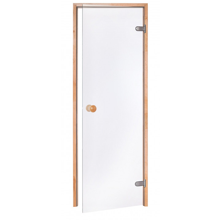 Portes de sauna standard, 70 x 210, aulne, transparentes