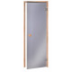 Portes de sauna standard, 80 x 210, aulne, gris