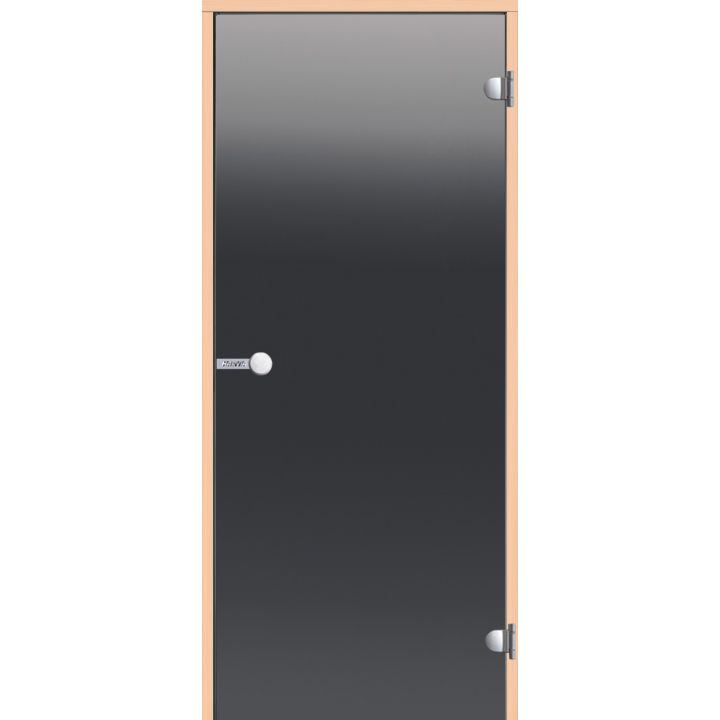 Portes de sauna en verre HARVIA 7x19, Aulne, Gris