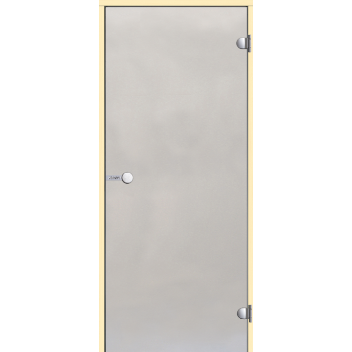 Portes de sauna en verre HARVIA 8x19, Tremble, Satin