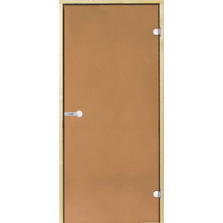 Portes de sauna en verre HARVIA 7x19, Pin, Bronze