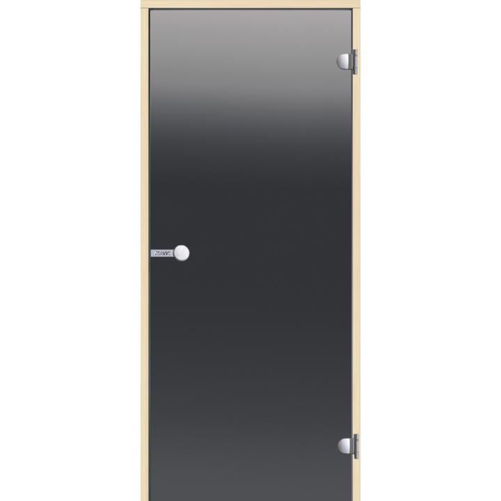 Portes de sauna en verre HARVIA 7x19, Pin, Gris