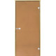 Portes de sauna en verre HARVIA 7x19, Pin, Bronze
