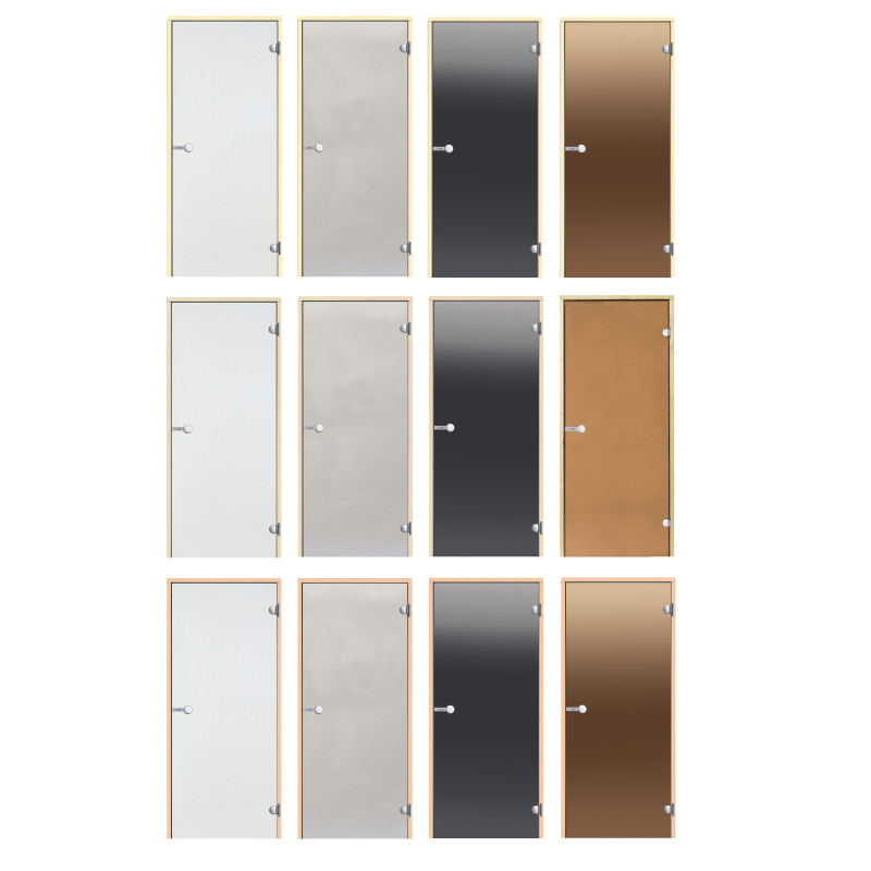 Portes de sauna en verre HARVIA 8x21
