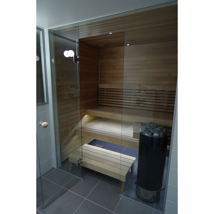 Mur de verre de sauna, AD TYPE 1