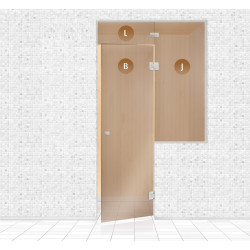 Mur de verre pour sauna, AD TYPE 10