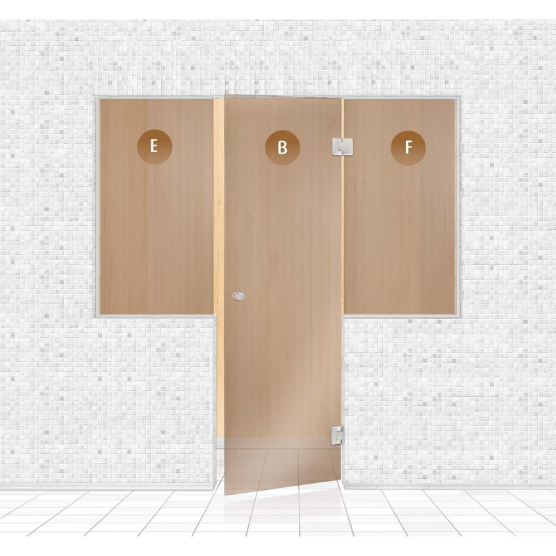 Mur de verre pour sauna, AD TYPE 3