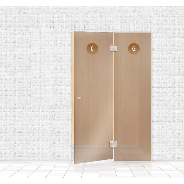 Mur de verre de sauna, AD TYPE 5
