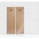 Mur de verre pour sauna, AD TYPE 6