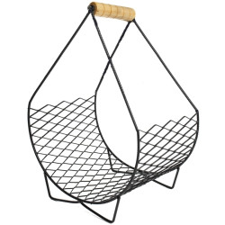 Panier pour bois de chauffage STOVEMAN, petit  Panier pour bois de chauffage STOVEMAN, petit