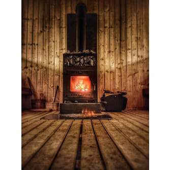 Poêle à bois pour sauna - SUMMIT MANASLU OPEN avec grille