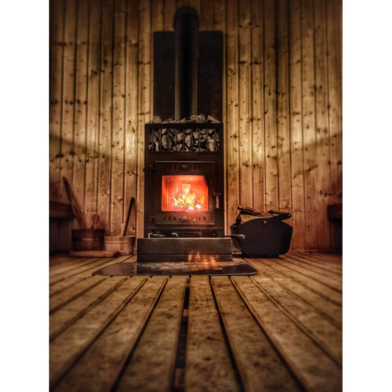 Poêle à bois pour sauna - SUMMIT MANASLU OPEN avec grille