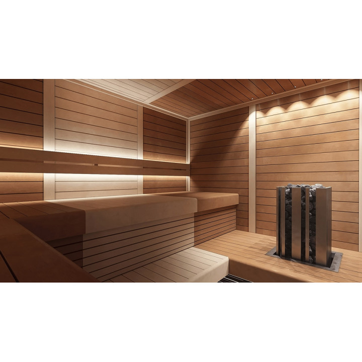 Revêtement en tremble thermo-composant STP, 15 x 90 mm, 6 pièces, classe A, 1,5 m