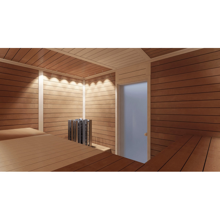Revêtement en tremble thermo-composant STP, 15 x 90 mm, 6 pièces, classe A, 1,5 m