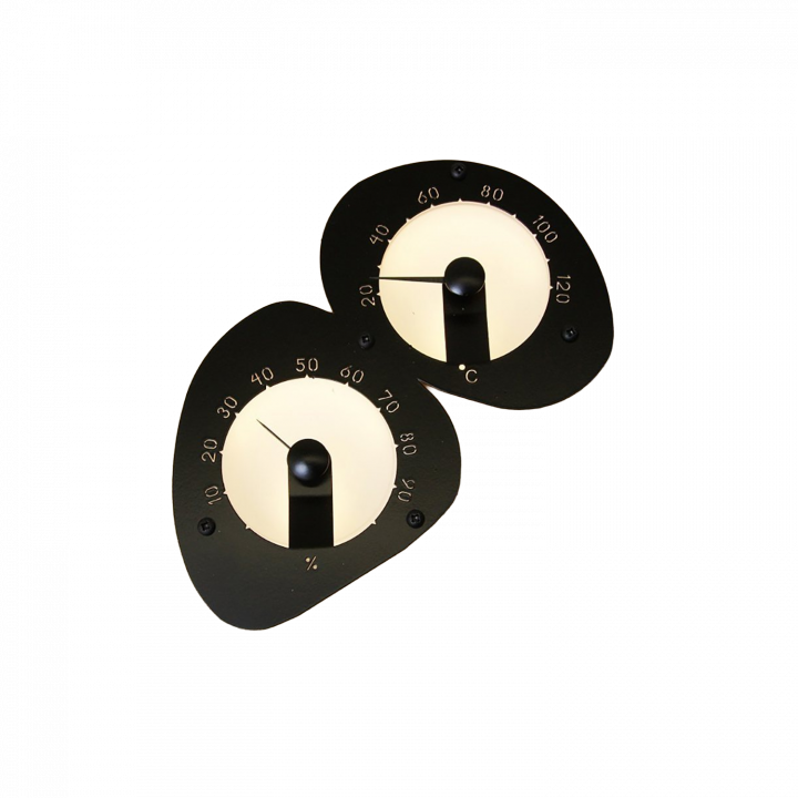 Thermo-hygromètre - CARIITTI, noir