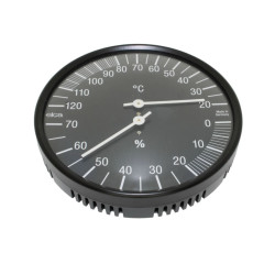 Thermomètre-hygromètre, noir  Thermomètre-hygromètre, noir