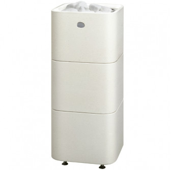 Poêle de sauna électrique TULIKIVI KUURA 2, blanc, sans panneau de commande