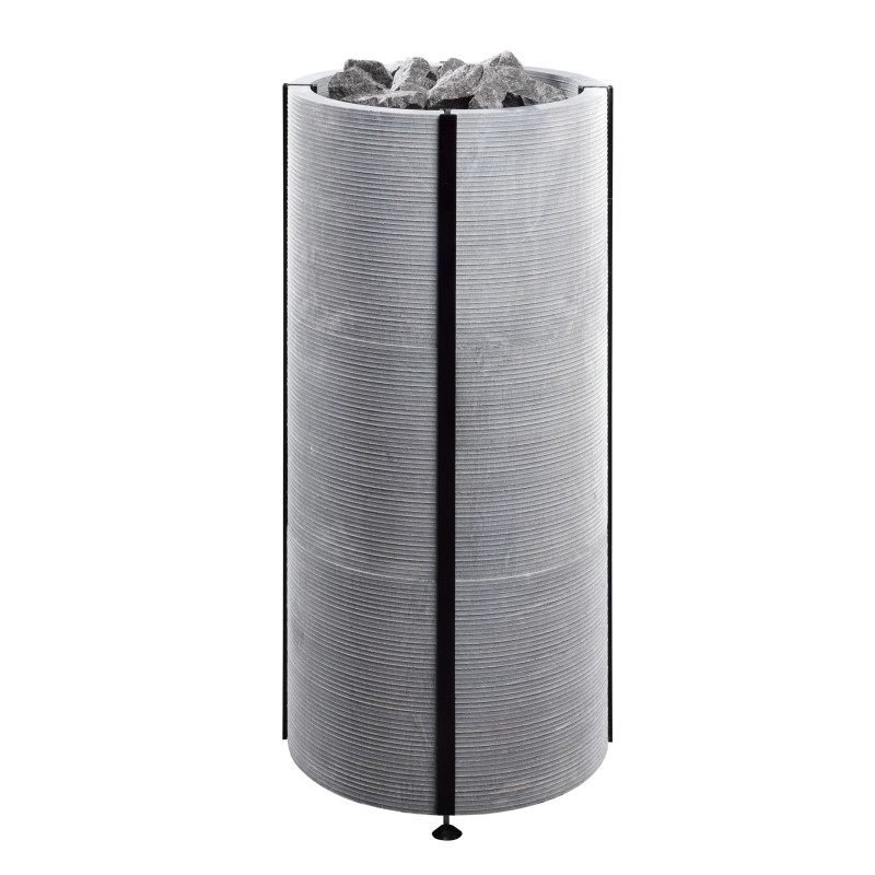 Poêle de sauna électrique TULIKIVI NAAVA RIGATA avec panneau de commande