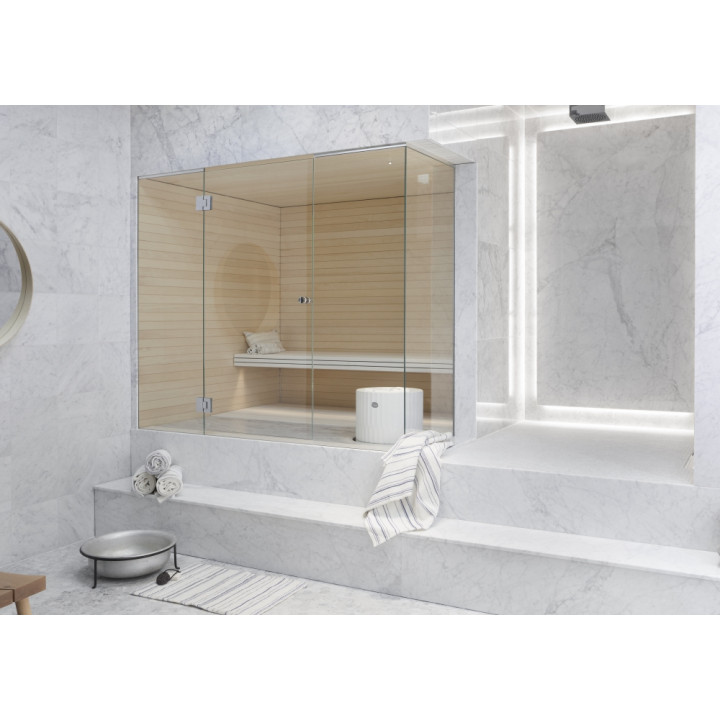 Poêle de sauna TULIKIVI RIITE, blanc, sans panneau de commande