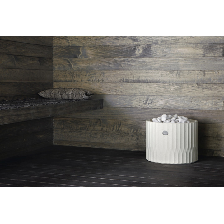 Poêle de sauna TULIKIVI RIITE, blanc, sans panneau de commande