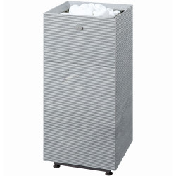 Poêle de sauna électrique TULIKIVI TUISKU RIGATA avec panneau de commande 
