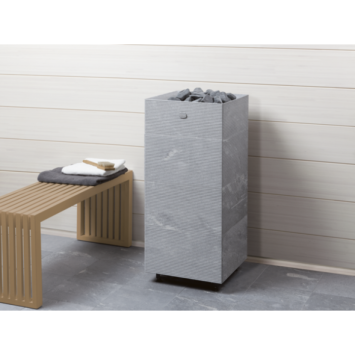 Poêle de sauna électrique TULIKIVI TUISKU TBH avec panneau de commande