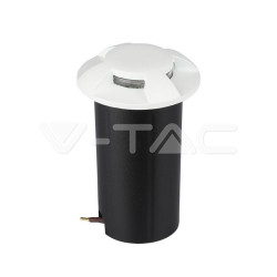1W LED Steplight Blanc 4 Voies 3000K  1W LED Steplight Blanc 4 Voies 3000K