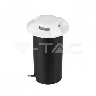 1W LED Steplight Blanc 4 Voies 3000K