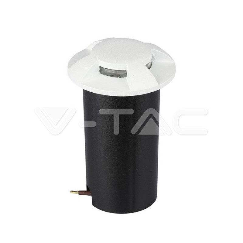 1W LED Steplight Blanc 4 Voies 3000K