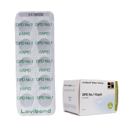 Comprimés d'analyse de l'eau DPD 1, détermination du chlore, 10 comprimés 