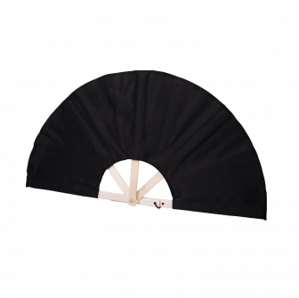 Ventilateur de sauna en tissu, noir