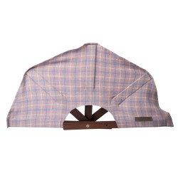 Ventilateur de sauna, tissu à carreaux 