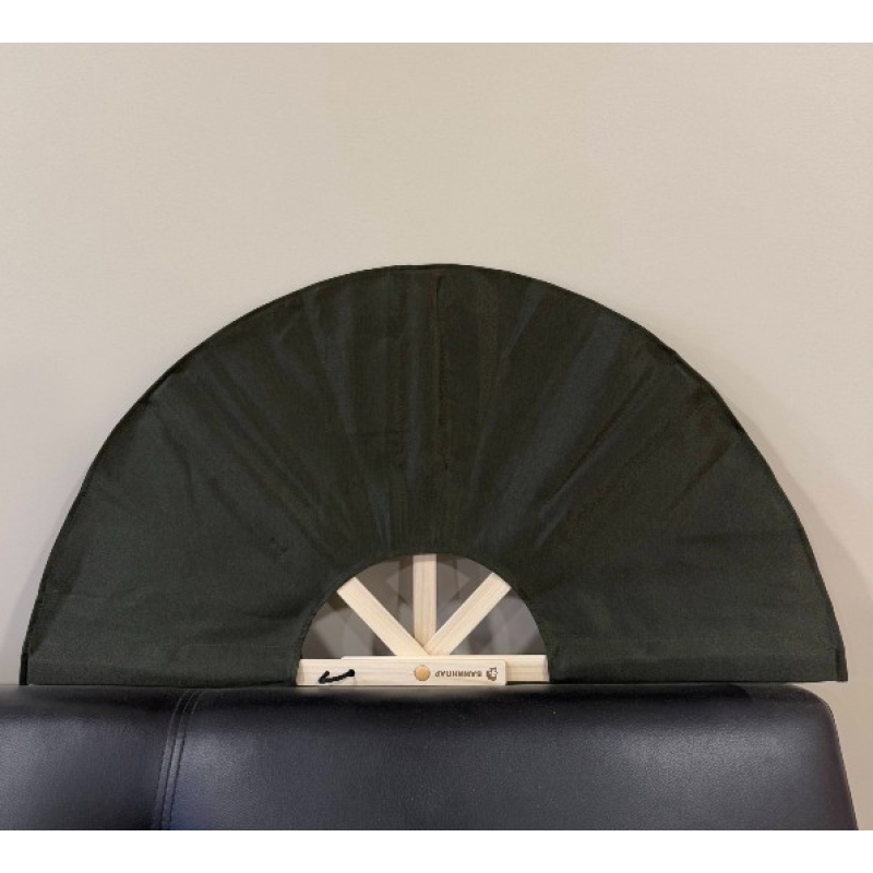 Ventilateur de sauna en tissu, vert foncé