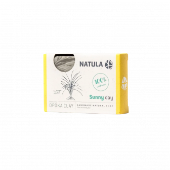 Savon visage et corps NATULA à la roche d'opoka et à la citronnelle 100g